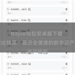 Bitpie钱包安卓版下载 选择比特派：最安全便捷的数字资产钱包