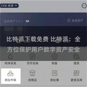 比特派下载免费 比特派：全方位保护用户数字资产安全